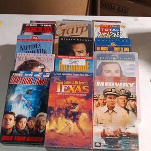Grab Bag Of 15 Assorted VHS Tapes ONLY $5.